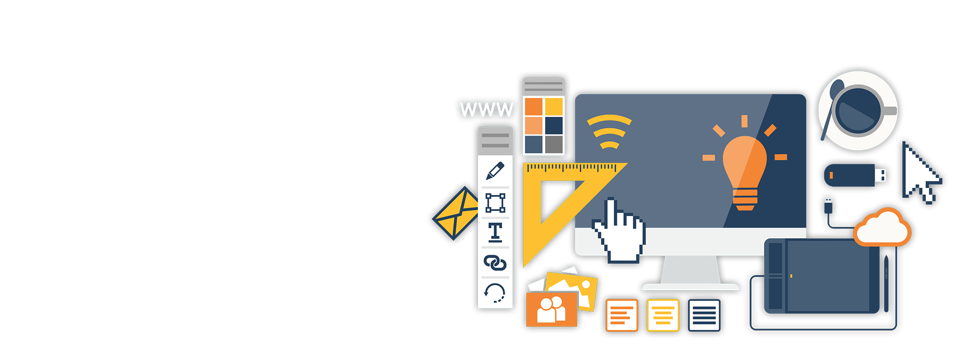 Custom Web Design graphic